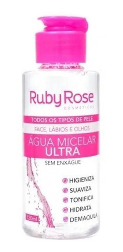 Ruby Rose Água Micelar Ultra Demaquilante 120ml 