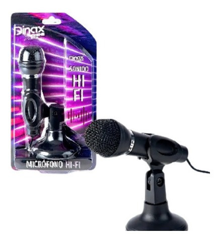 Imagen 1 de 2 de Microfono Dinax Xtreme Series Sonido Hi Fi Plug 3.5 Ade