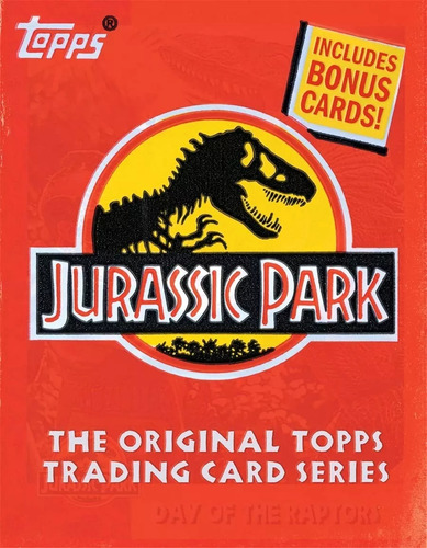 Libro Jurassic Park The Original Topps Trading Card Series Tapa Dura
