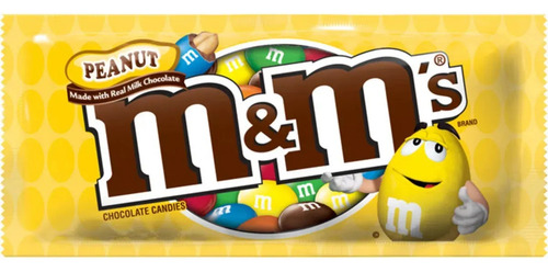 Confites M&ms Peanut (mani) 49,3 Grs Origen Ee Uu