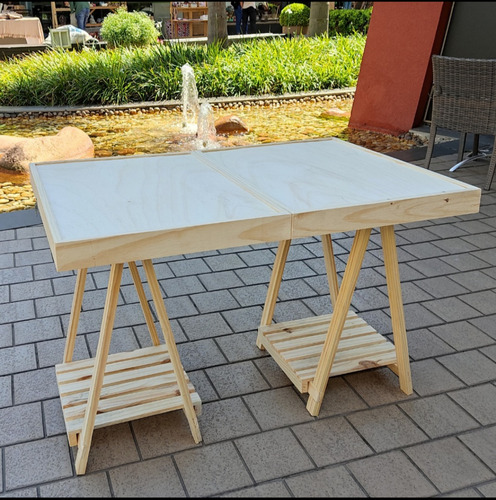 Mesa Plegable De Madera  