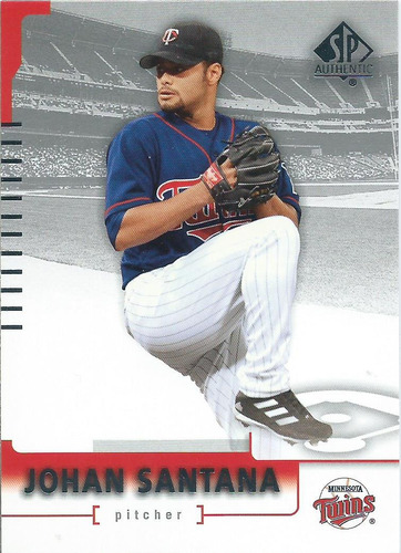 Barajita Johan Santana Upper Deck Sp 2004 #17 Twins