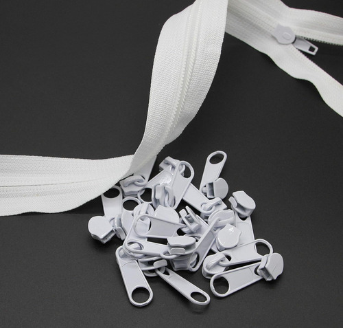#3 Cremalleras De Nylon A Granel 10 Yardas Por Yarda ...