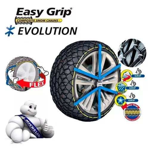 Cadenas Nieve Hielo Textil Michelin Easy Grip Evo R15 R20