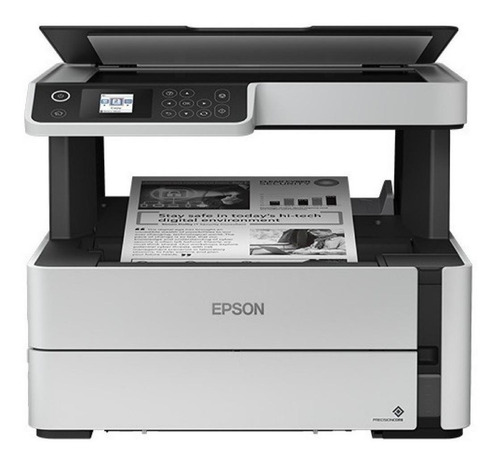 Impressora multifuncional Epson EcoTank M2170 com wifi 100V/240V branca e preta