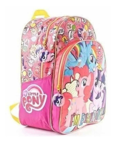 Imagen 2 de 2 de Mochila Espalda Every Pony 16 Pulgadas Wabro . D Y P
