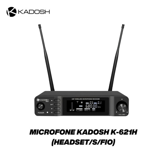 Microfone Kadosh Sem Fio K621h Profissional De Mão
