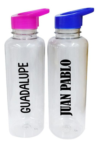 5 Botellas Plásticas 750 Cc Souvenir Personalizadas Elección