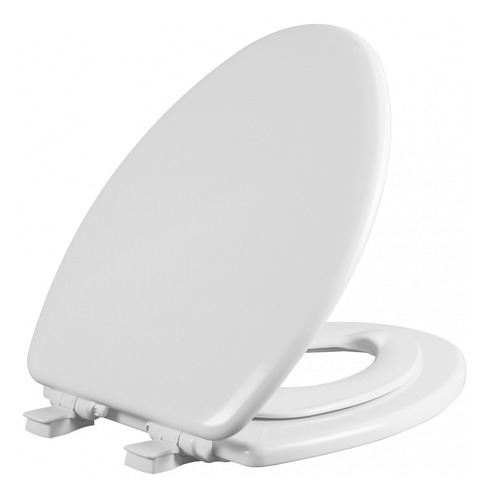 Asiento Para Baño Premium Madera Alargado Blanco Nextstep #