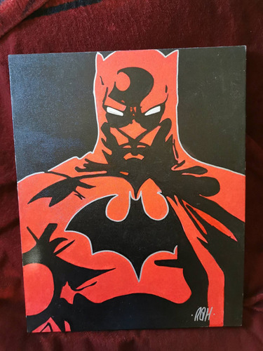 Batman Pintura Artesanal Decorativa 