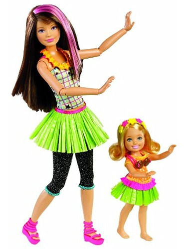 Barbie Sisters Hula Dance Skipper Y Chelsea Doll 2pack