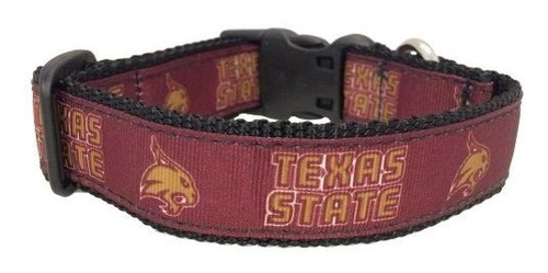 Collar Para Perros Ncaa Texas State Bobcats.