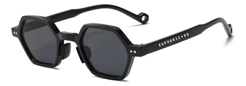 Lentes De Sol Euphoric99 Para Hombre Slim Black Casual Negro
