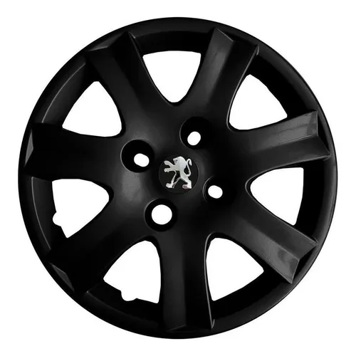 comprar Taza Peugeot 207 Negro Mate Taza Peugeot 206\u002F207 R 14 Mate