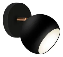 Comprar Lampara Aplique Pared Moderno Techo Bocha Movil Apto Led E27 Estructura Negro\u002Fcobre