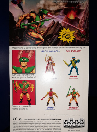 Masters Of The Universe Tri-klops (Usado)