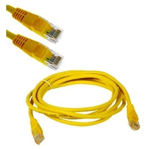 Cable Internet Rj45 Lan Red Cat 6e Ethernet Utp De 5 Metros