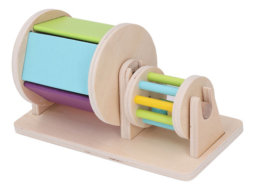 Tambor Rodante, De Madera, Color, Cognición Sensorial, Educa