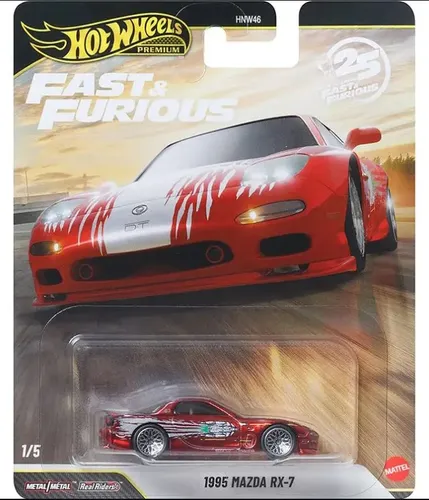 Hot Wheels Premium Velozes E Furiosos Novo Set Rx7 Chase