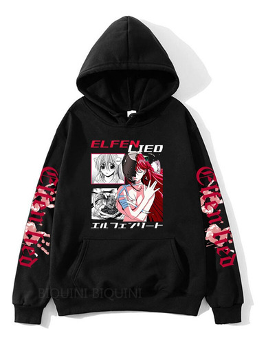 Sudadera Con Capucha De Elfen Lied Lucy Waifu Senpai Para Ho