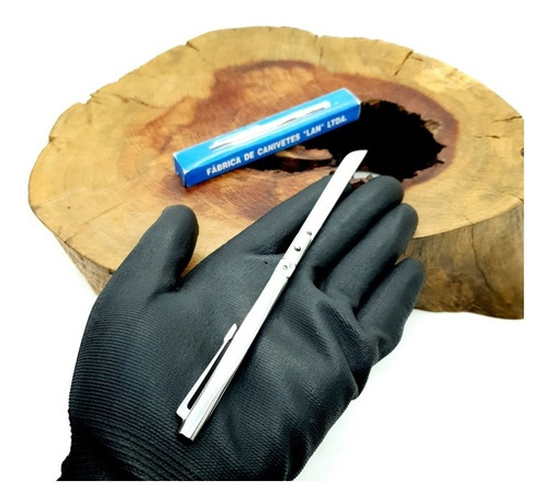 Imagem 3 de 9 de Canivete Caneta Lan Grande Original Na Caixa Da Fábrica Lan