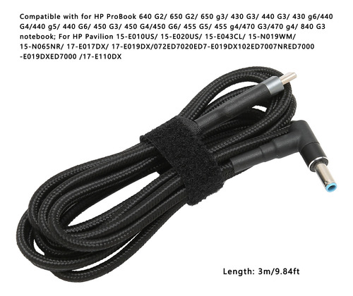 Cable De Carga Para Portátil Cord Jorindo De Usb A Corriente