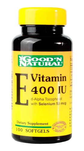 Vitamina E + Selenio 400ui - Unidad a $768