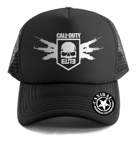 Gorras Trucker Call Of Duty Elite Remeras Canibal