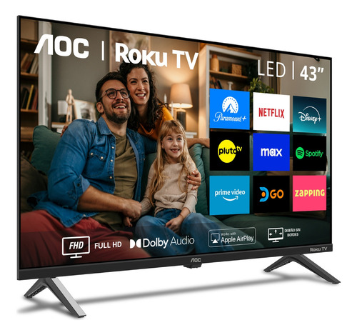 Aoc Roku Tv Led 43 Fhd Smart Tv 43s5045