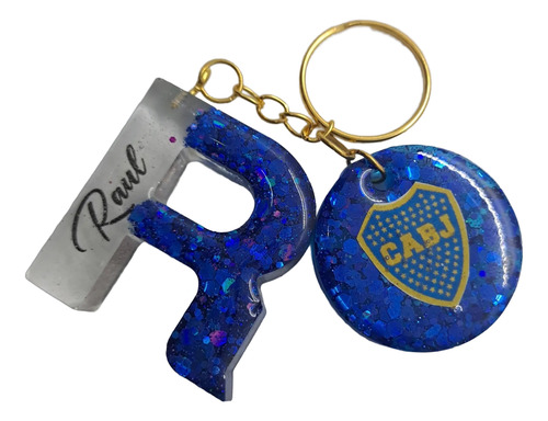 Llaveros De Resina X35+tarjeta+caja Multicolor