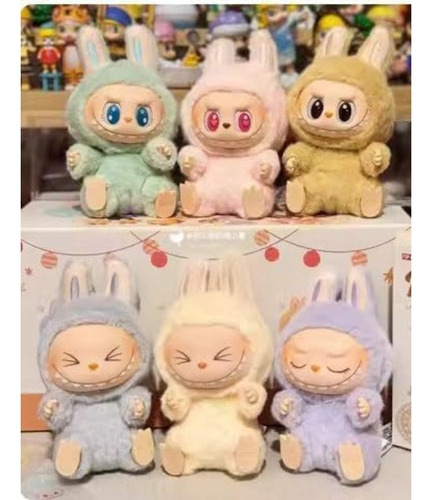 I 1pcs Labubu Exciting Macaron The Monsters - Original