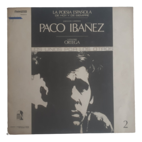 Disco Lp La Poesía Española  / Paco Ibáñez / Sello Mn