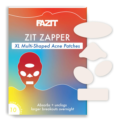 Fazit Zit Zapper - Juego De 10 Parches De Espinillas - Parc.