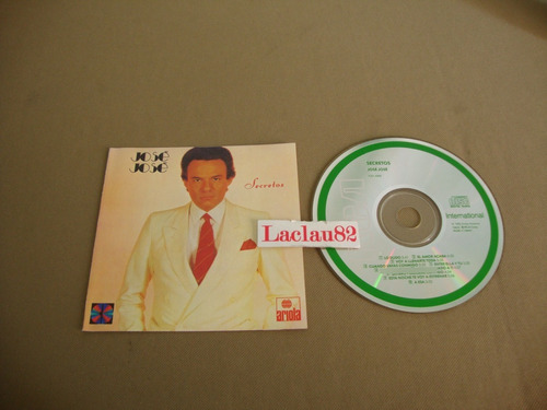 Jose Jose Secretos 1983 Ariola Cd Japon