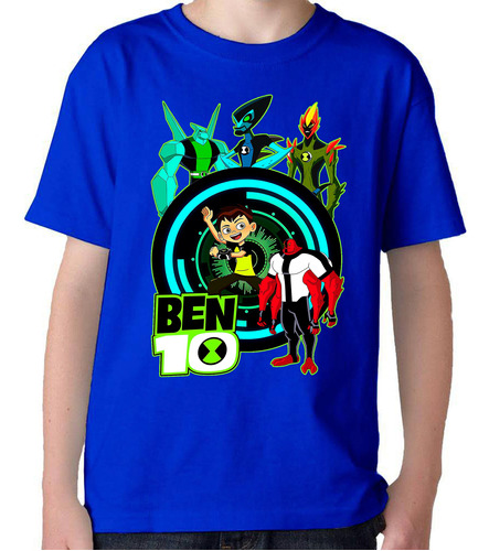  Remera  Camiseta Algodon Ben 10  Varios Colores A Elegir