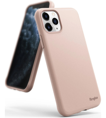 Estuche Funda Protectora Ringke Air S Para Apple iPhone 11 Pro Max | Color Rosa | Silicona Flexible | Acabados Premium | Ajuste Perfecto