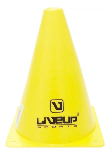 Cone De Agilidade Para Demarcação Com 18 Cm Amarelo Liveup