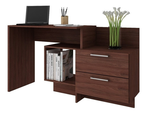 Imagen 2 de 6 de Mueble Escritorio Con Organizador 4 Opciones De Armado Bc 43
