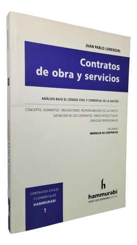 Contratos De Obra Y Servicios - Juan P. Lorenzini