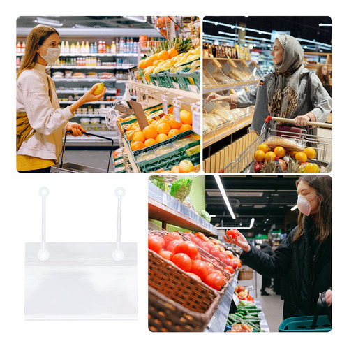 25 Unidades De Sinais De Exibição De Preços De Supermercado,