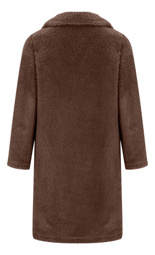 Abrigos Holgados Y De Lana De Invierno Para Mujer Con Solapa