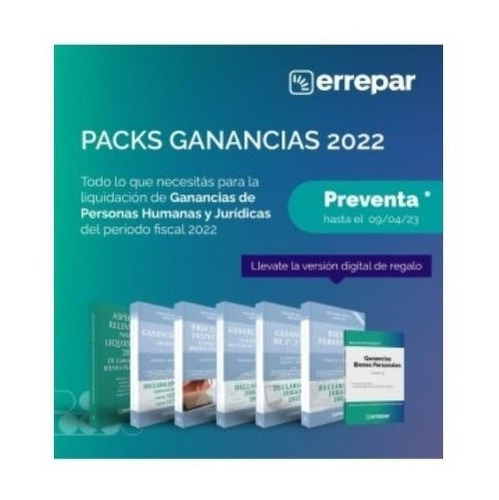 Pack 3 Liquidación Ganancias Personas Humanas Y Sociedades