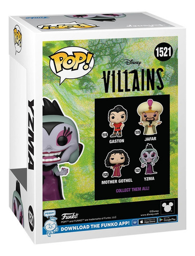 Figuro De Acción Pop Disney: Villanos - Yzma Funko