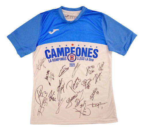 Jersey Cruz Azul Campeon 2021 Firmado 