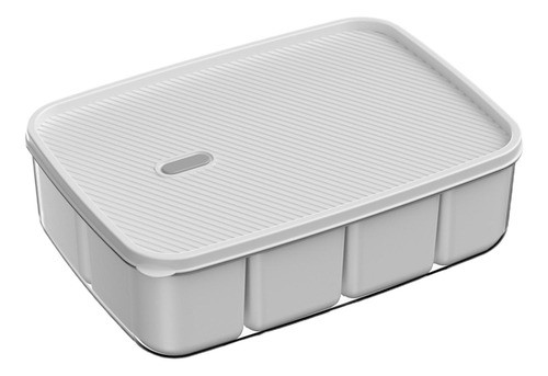 Caja De Condimentos Para Especias De Cocina Con Tapa, Botes