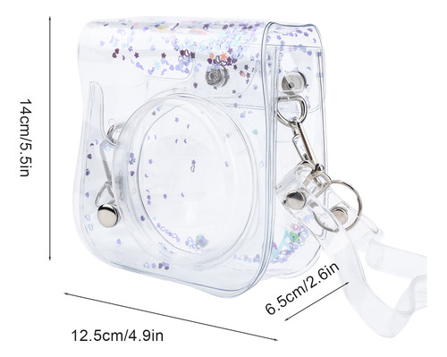 Bolsa De Cámara Transparente, Mini Funda De Pvc, Correa De H