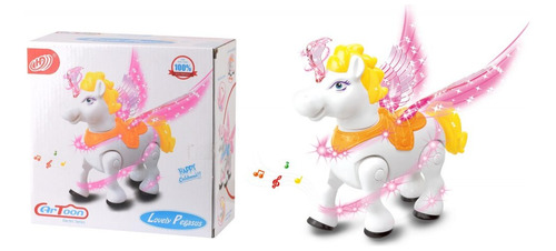 Unicornio Con Alas Con Luz Y Sonido