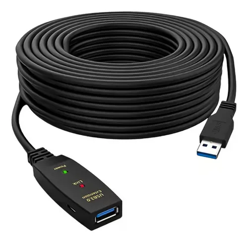 comprar Cable Usb Activo 3.0 Extensión 10 Metros Macho A Hembra Led