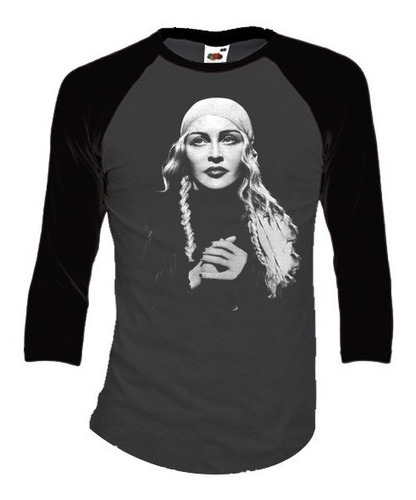 Madonna Playeras Manga 3/4 Para Hombre Y Mujer C2