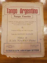 Comprar Tango Argentino Bigeschi Maglio Tango Partitura